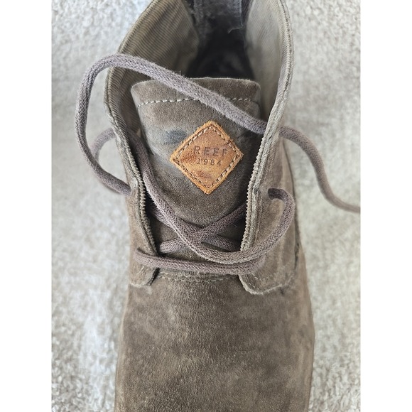 Reef Voyage Boot Mens 9 M Brown Suede Chukka‎ Boot Shoe RFOA3626 - Picture 6 of 16